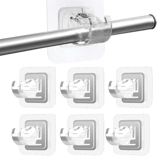 Self Adhesive Curtain Rod Holder Clips |ðŸ”¥FLAT 50% SAVINGSðŸ”¥