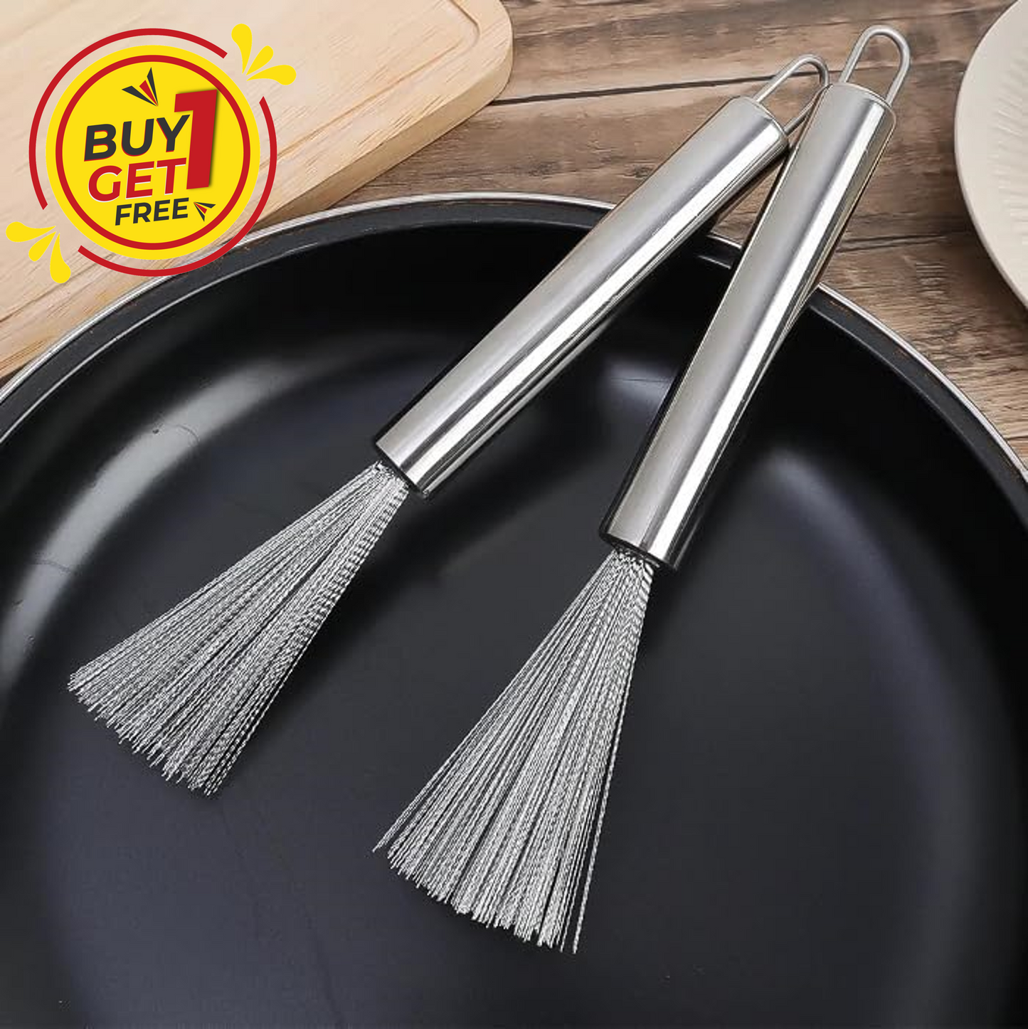 Stainless Steel Cleaning Brush -ðŸ”¥Buy 1 Get 1 FreeðŸ”¥