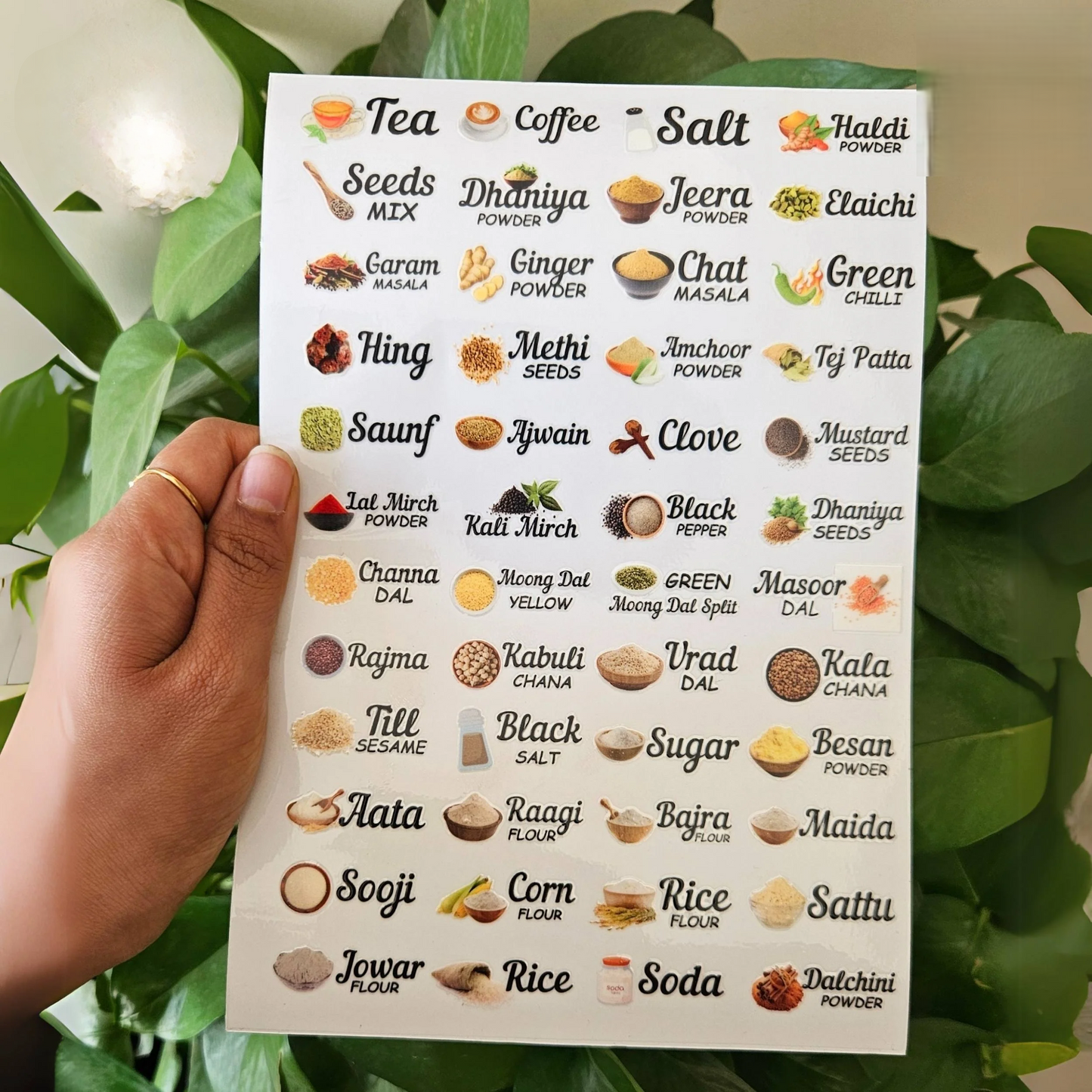 3D Kitchen Spice Stickers |Pack of 60 StickersðŸ”¥ðŸ”¥